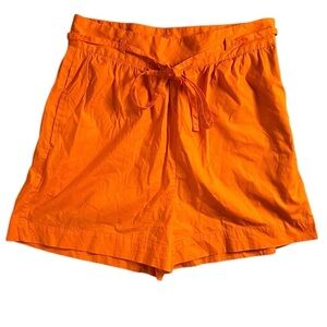 JASON WU Side Zip Paper Bag High Rise Shorts Tie Belt Pockets Women’s Size Small